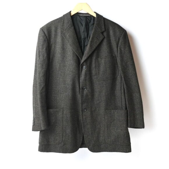Ermenegildo Zegna For Mr Sid Wool Soft Jacket Blazer in Brown Olive 46 - Picture 1 of 9